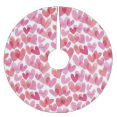 Waterverf hartpatroon kerstboom rok (Voorkant)