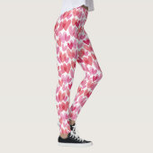 Waterverf hartpatroon leggings (Rechts)