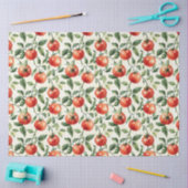 Waterverf Heirloom tomatenpatroon Tissuepapier (Craft)