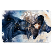 Waterverf heks [2] magneet (Horizontaal)