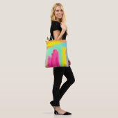 Waterverf Helder Over Print Zomer tas (Op model)
