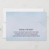 Waterverf Helikopter Baby Boy Shower Kaart (Achterkant)
