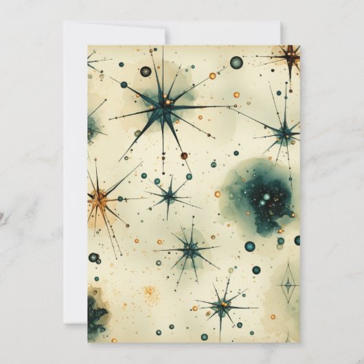 Waterverf Hemelse bruiloft Kaart