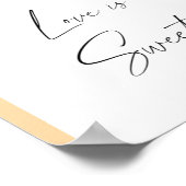 Waterverf herfst Arch - Love Is Sweet Neem een tra Poster (Hoek)