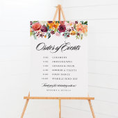 Waterverf Herfst Blooms Orde van Evenementen Bruil Poster