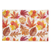 Waterverf herfst botanische, naadloze compositie. kussensloop (Achterkant)