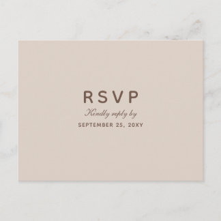 Waterverf herfst Branch RSVP Briefkaart Keuze uit 