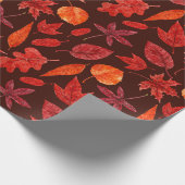 Waterverf herfst cadeaupapier (Hoek)