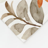 Waterverf Herfst Fleece Deken (Hoek)