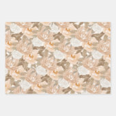 Waterverf herfst Floral Collage Inpakpapier Vel (Voorkant 2)