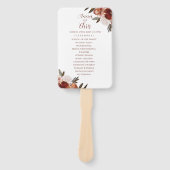 WATERVERF HERFST FLOWERS WEDING HANDWAAIER (Voorkant)