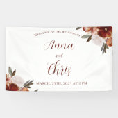 WATERVERF HERFST FLOWERS WEDING SPANDOEK (Horizontaal)