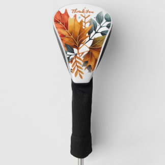 Waterverf herfst Herfst kleur bladeren Golfheadcover