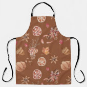 Waterverf herfst Herfst Thanksgiving Schort (Voorkant)