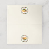 Waterverf Herfst Herfst Thanksgiving Turkije (Buitenkant ongevouwen)