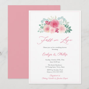 Waterverf Herfst In Liefde Herfst Vrijgezellenfees Kaart