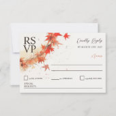 Waterverf Herfst Krans Classic RSVP (Voorkant)