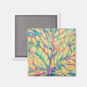 Waterverf Herfst Leaf Custom Magnet Magneet (Voorkant / Achterkant)