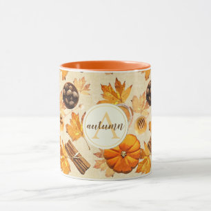 Waterverf herfst Magische  Scents Monogram Mok