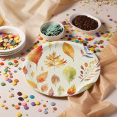 Waterverf Herfst Papieren Bordje