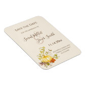 Waterverf herfst pompoen en bladeren sparen de Dat Magneet (Rechterzijde)