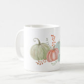Waterverf Herfst Pumpkins Koffiemok (Voorkant links)