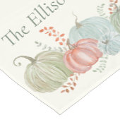 Waterverf Herfst Pumpkins Korte Tafelloper (Hoek)