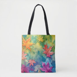 Waterverf Herfst Vibes Bag Draagtas