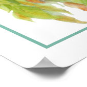 Waterverf herfst vogeljacht poster (Hoek)