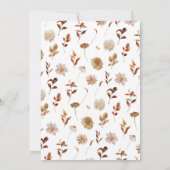 Waterverf Herfst Vrijgezellenfeest Kaart (Achterkant)