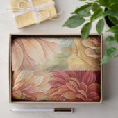 Waterverf Herfst Wildflowers op perkament Tissuepapier (Geschenk)