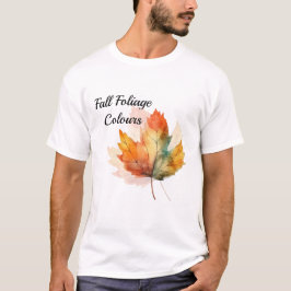 Waterverf Herfstblad Modern Unigender Tishirt T-shirt