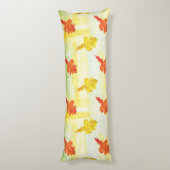 waterverf herfstbladeren lichaamskussen (Achterkant (Verticaal))