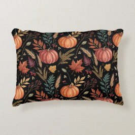 Waterverf herfstoogstpatroon accent kussen