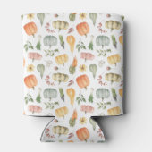 Waterverf herfstoogstpatroon blikjeskoeler (Achterkant)