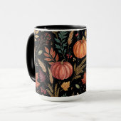 Waterverf herfstoogstpatroon mok (Voorkant links)