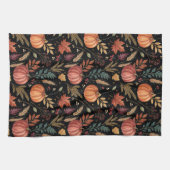 Waterverf herfstoogstpatroon theedoek (Horizontaal)