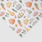 Waterverf herfstoogstpatroon tissuepapier (Detail)