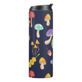 Waterverf herfstpaddenstoelen | Monogram Thermosbeker (Gedraaid links)