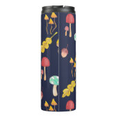 Waterverf herfstpaddenstoelen | Monogram Thermosbeker (Achterkant)