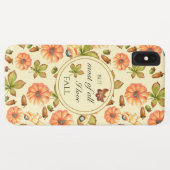 Waterverf herfstpatroon Case-Mate iPhone case (Achterkant (horizontaal))