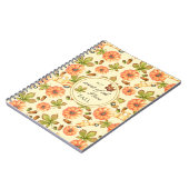 Waterverf herfstpatroon notitieboek (Linkerzijde)