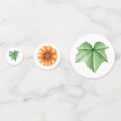 Waterverf Herfsttafel Scatter voor Herfst Confetti (Voorkanten)