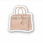 waterverf Hermes Birkin tas Sticker (Voorkant)