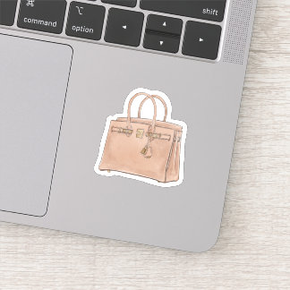 waterverf Hermes Birkin tas Sticker