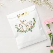 Waterverf herten bedankzakje (Gezegeld)