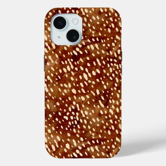 Waterverf Herten Print Case-Mate iPhone Case (Achterkant)