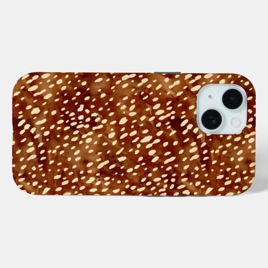 Waterverf Herten Print Case-Mate iPhone Case (Achterkant (horizontaal))
