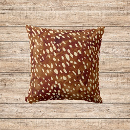 Waterverf Herten Print Kussen