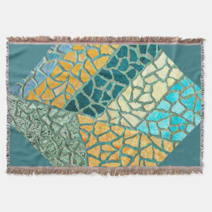 Waterverf Het Schilderen Stone Mosaic + uw ideeën Deken